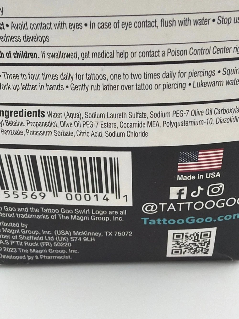 3 Tattoo Goo Care Kits Antimicrobial Cleansing Soap Lotion Salve In Each Box